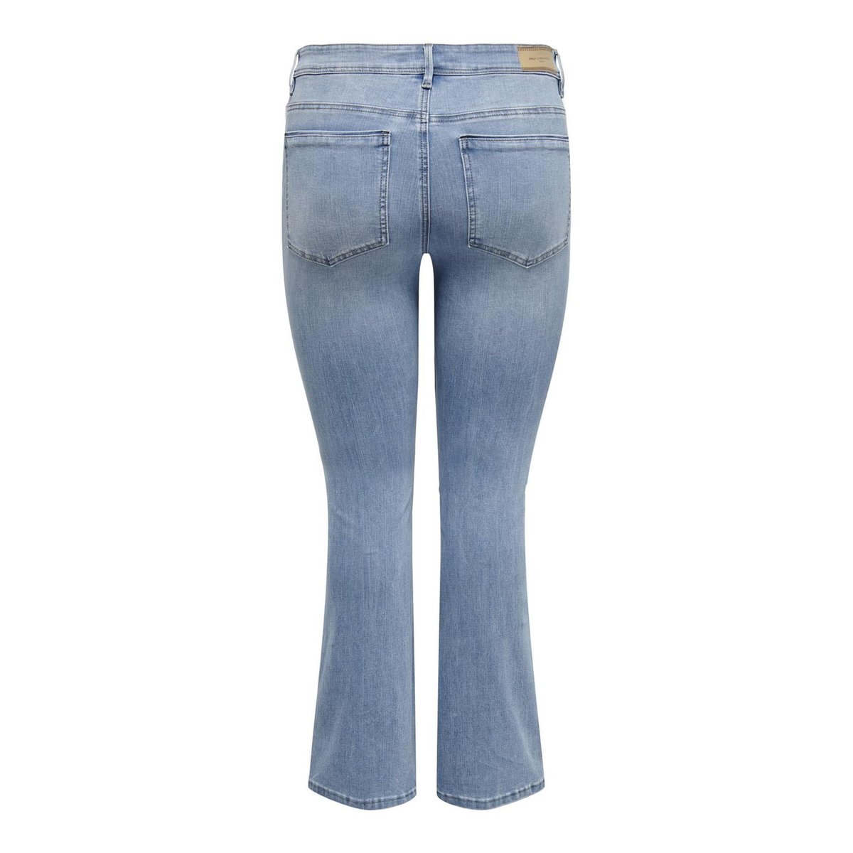 Jean Flared light medium blue denim, ONLY CARMAKOMA