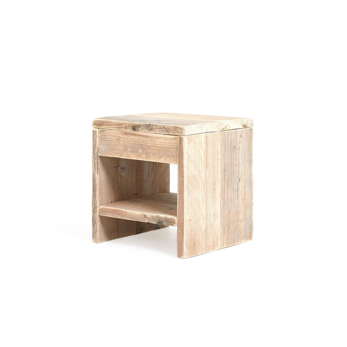 Table de chevet bois beige - STELLA naturel, HANNUN