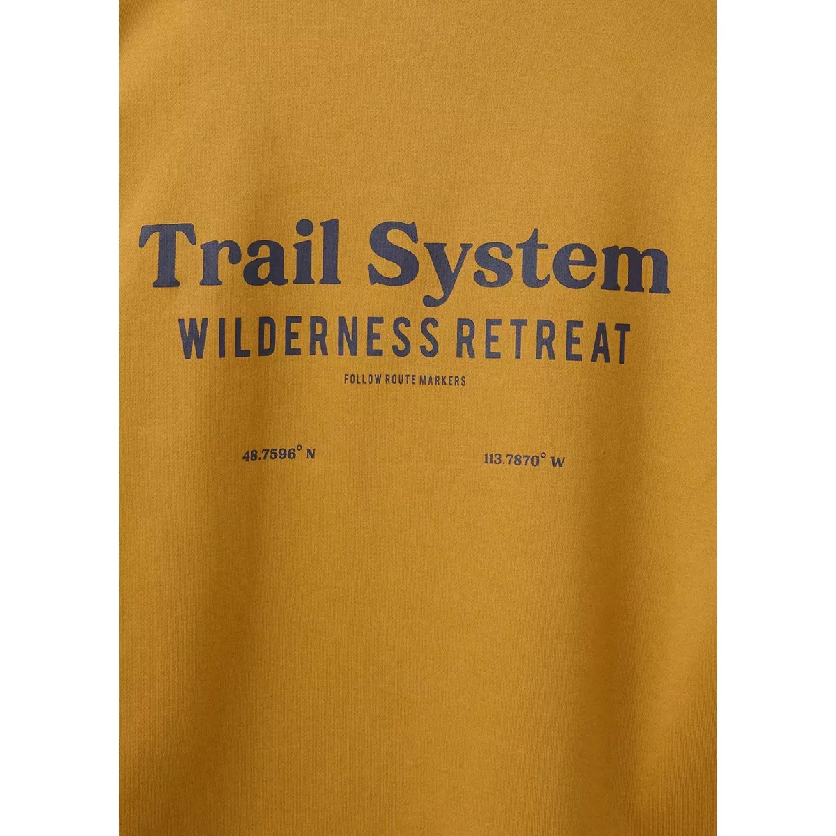Sweat-shirt coton texte moutarde, MANGO TEEN