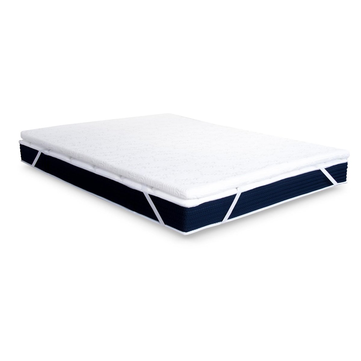 Surmatelas latex moelleux blanc, DUNLOPILLO