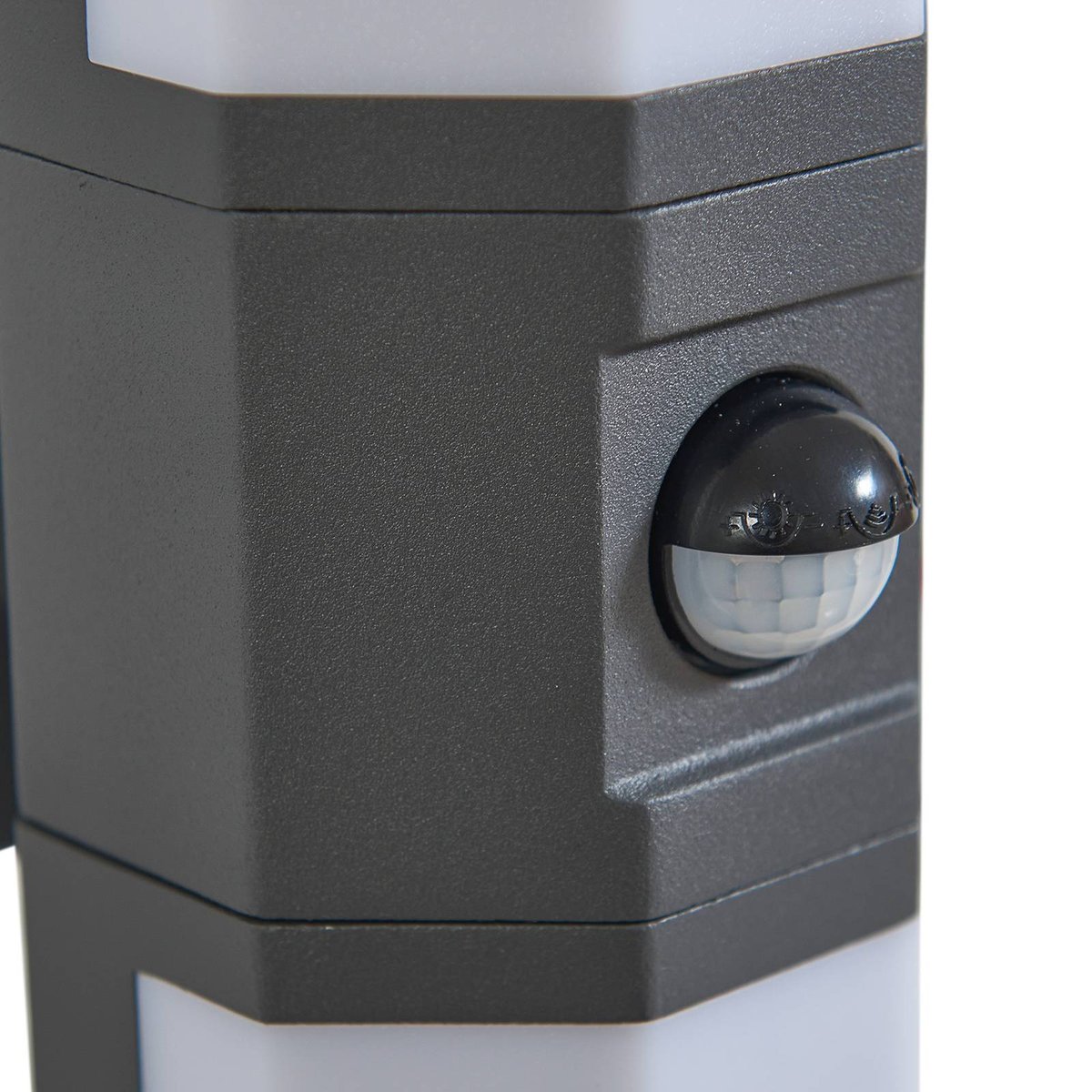Applique extérieure en aluminium moderneLED anthracite, blanc, LINDBY