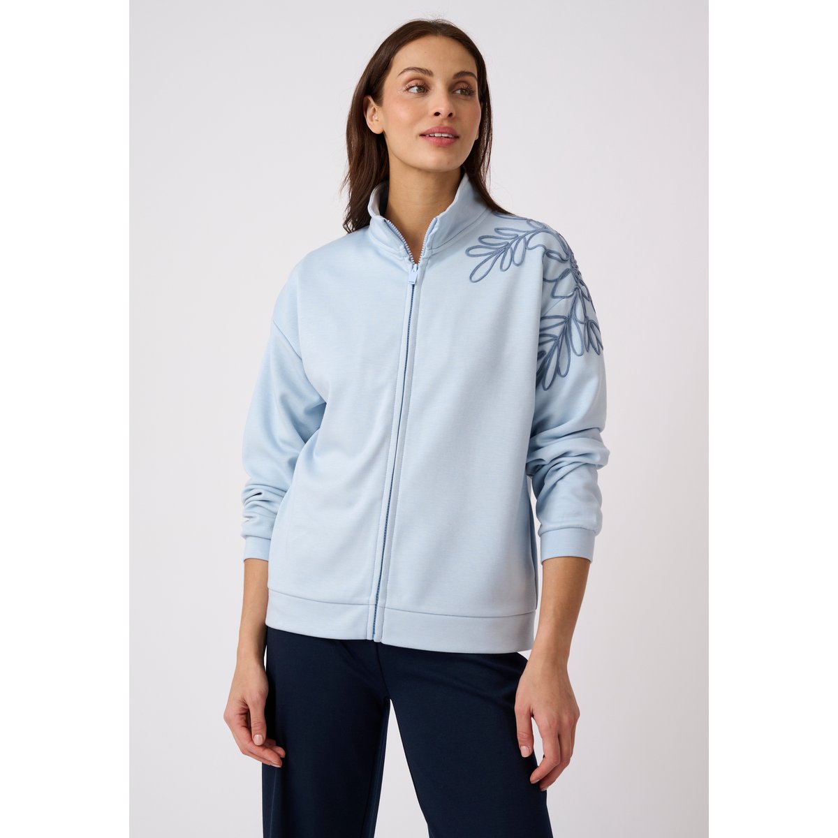 Veste de détente Thermolactyl bleu grisé, DAMART