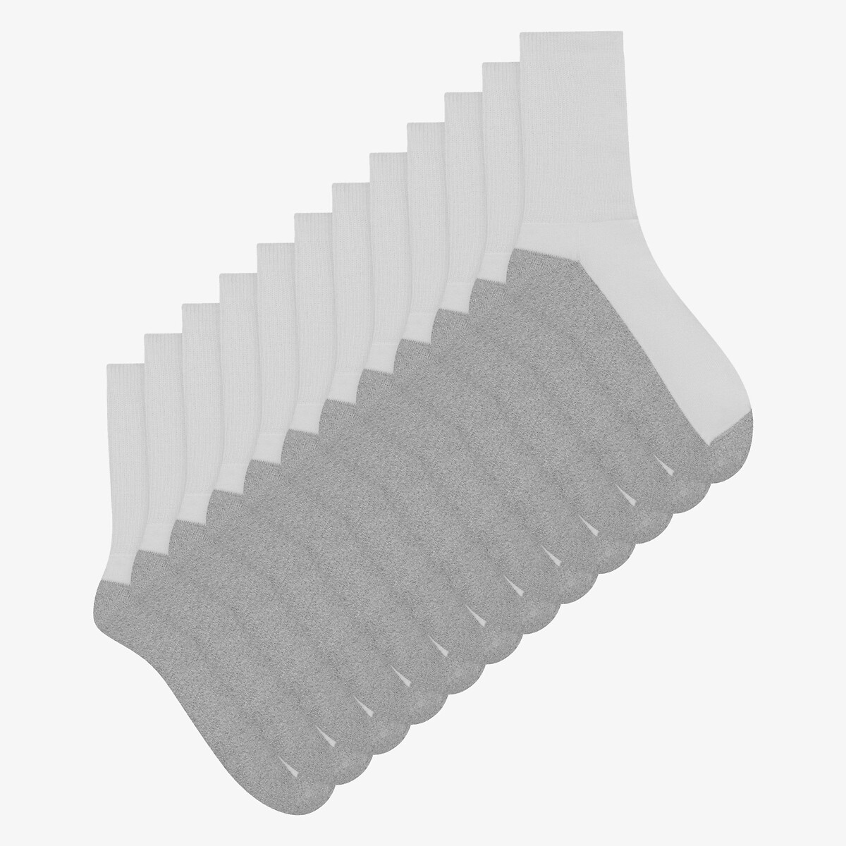 Lot de 12 paires de chaussettes blanc, DIM
