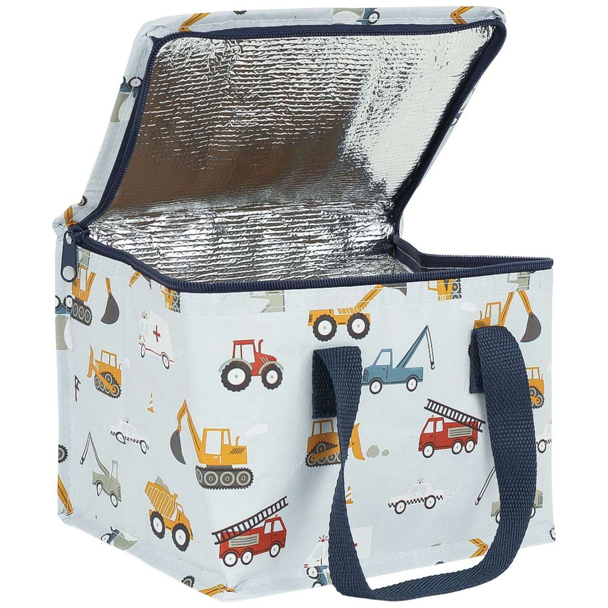 Sac repas isotherme enfant 5,5 L bleu véhicules, A LITTLE LOVELY COMPANY