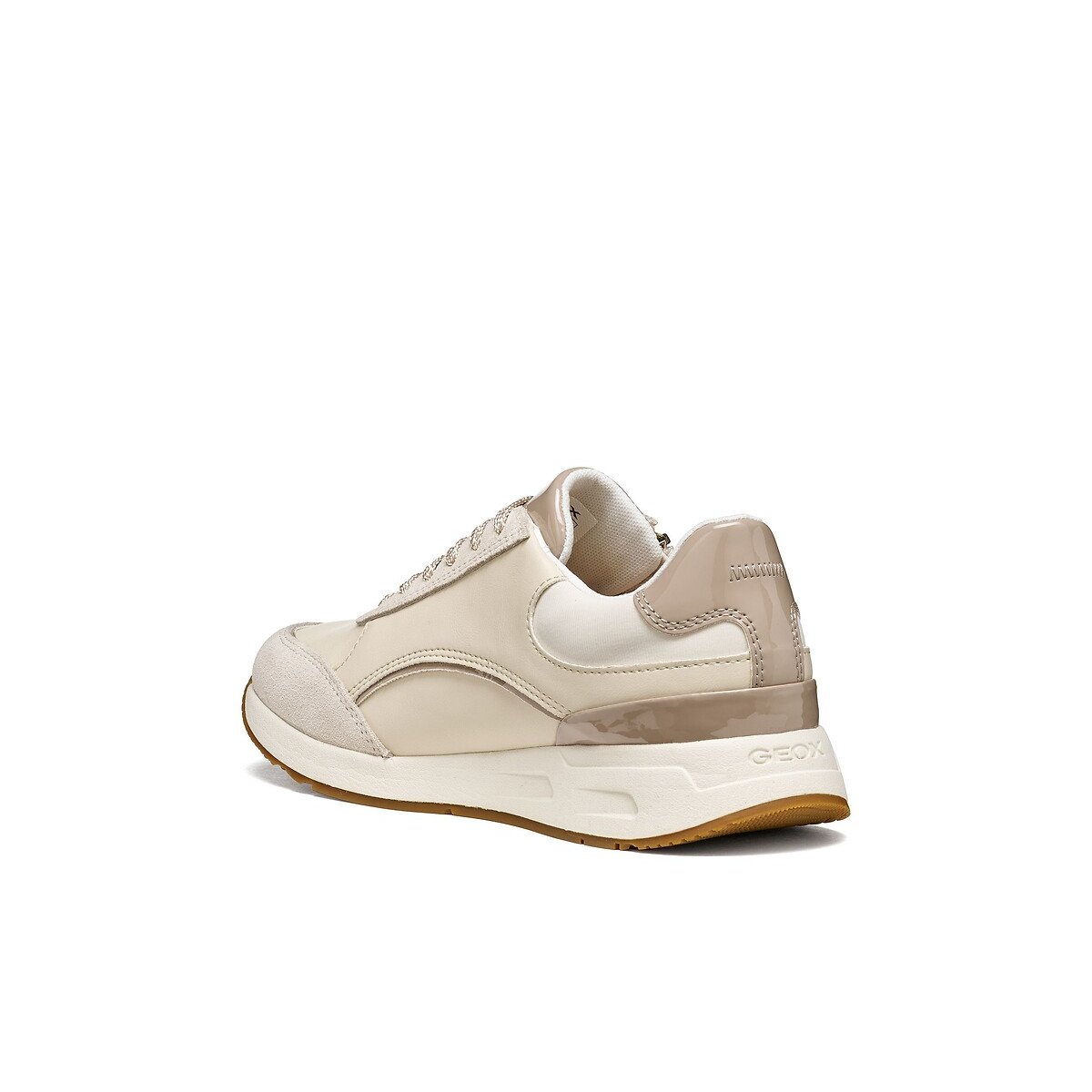 Zapatillas deportivas transpirables con cremallera, BULMYA beige , GEOX