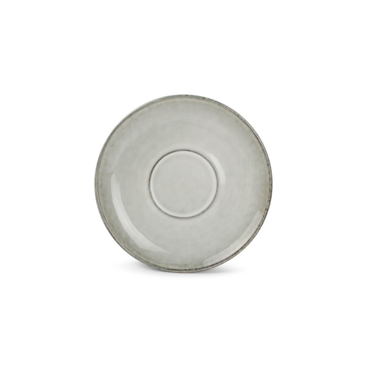 Lot de 4 soucoupes ARTISAN vert, SALT & PEPPER