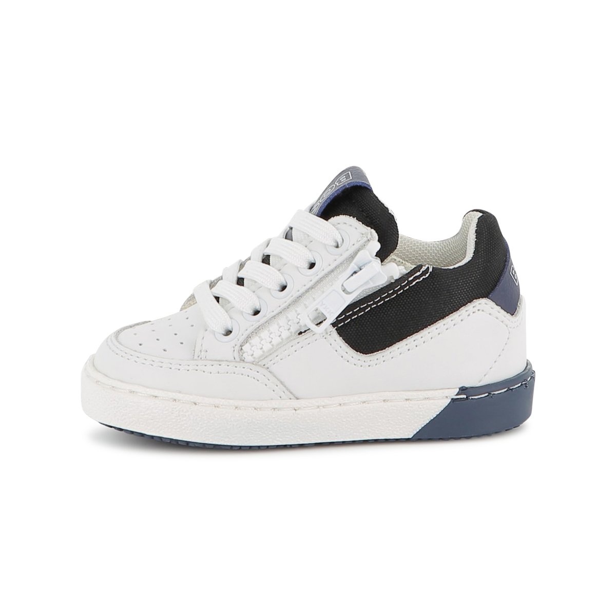 Baskets avec lacets et zip blanc, BOSS KIDSWEAR