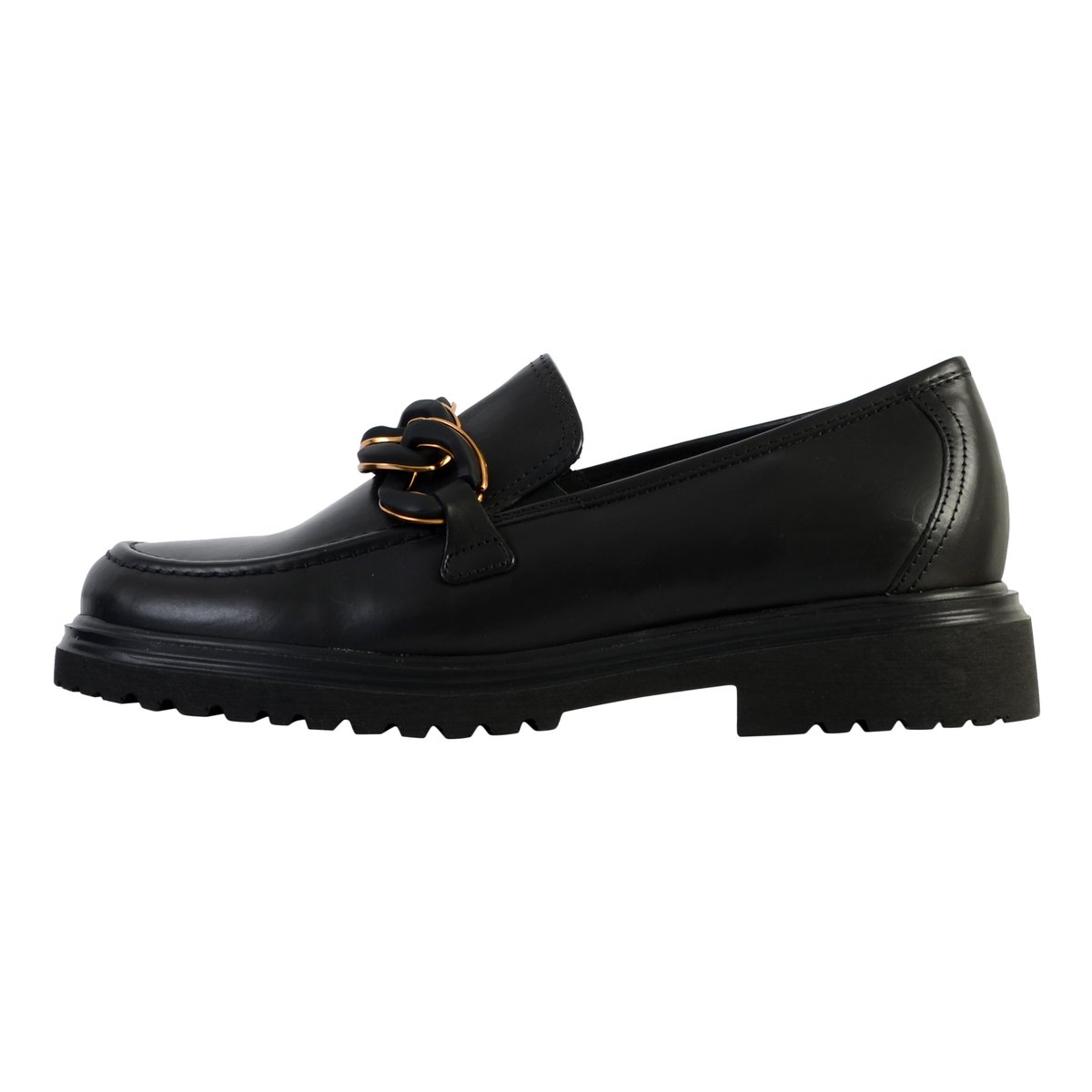 Derby Cuir Foulardcalf noir, GABOR