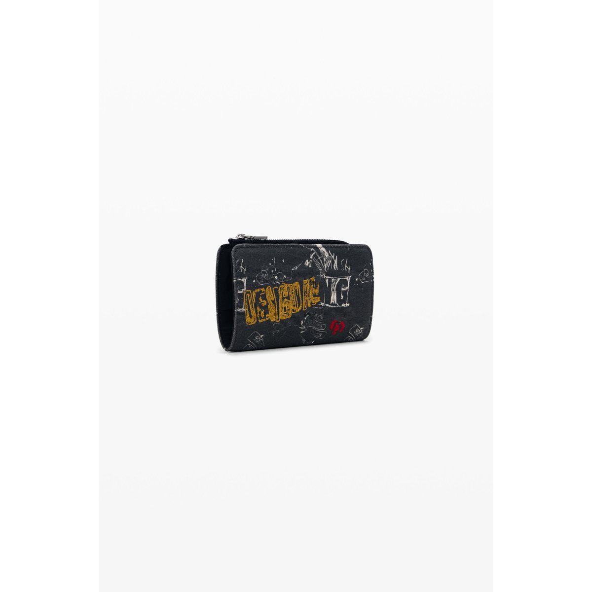 Portefeuille moyen graffiti noir, DESIGUAL