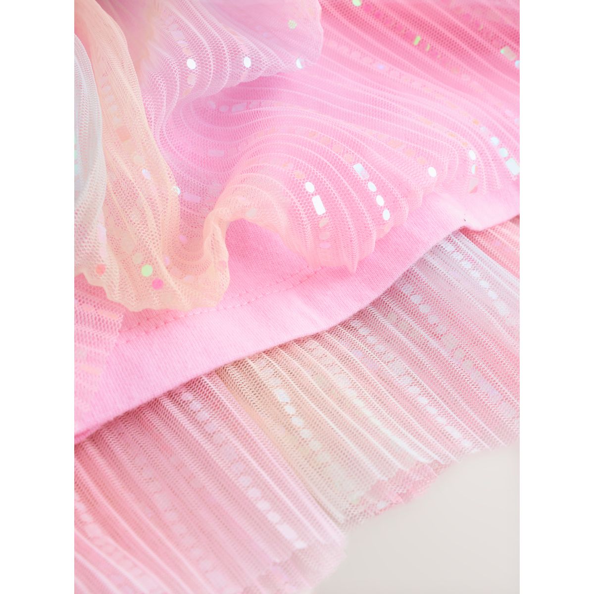 Robe de soirée en tulle rose étincelant, NEXT