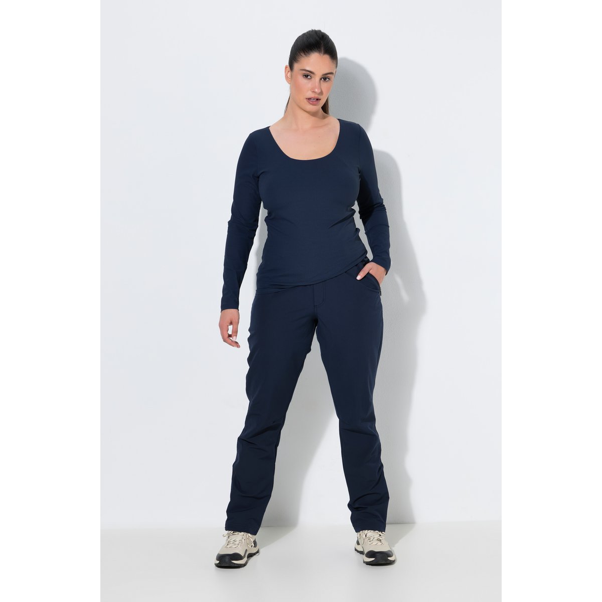 Pantalon de randonnée, modèle ultra-léger marine, ULLA POPKEN