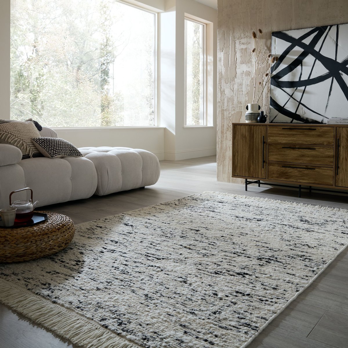 Tapis en laine ELLSA beige, FLAIR RUGS