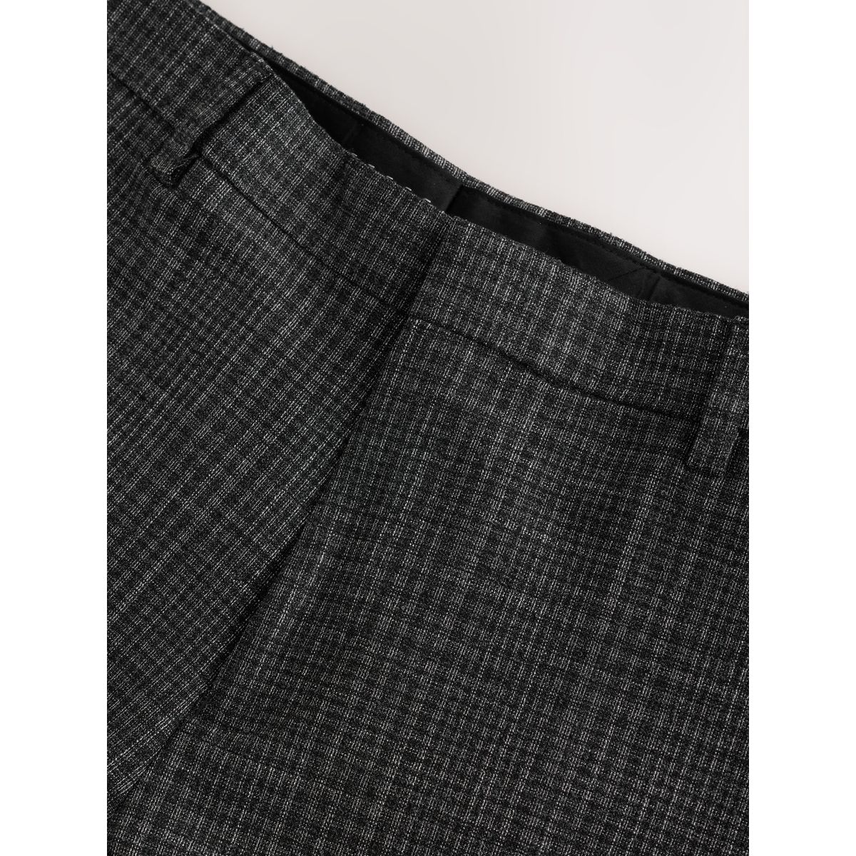 Pantalon de costume slim bouclé à carreaux gris anthracite, NEXT