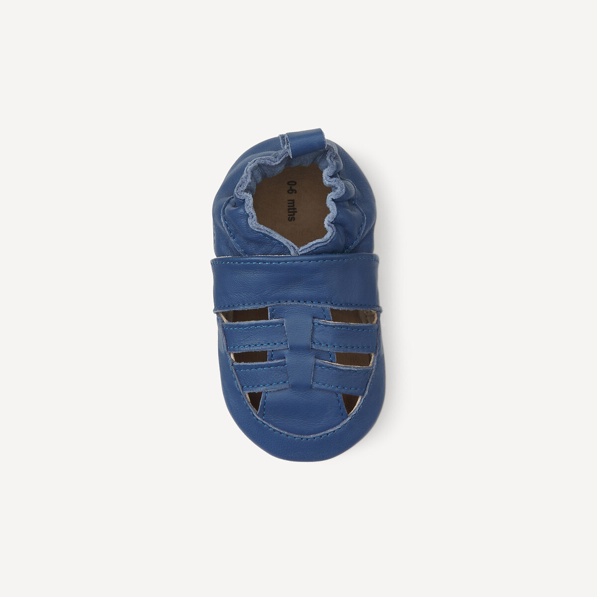 Chaussons cuir Sandiz Veg bleu, ROBEEZ