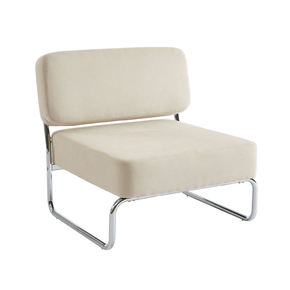 Fauteuil tissu JACK beige, BAÏTA