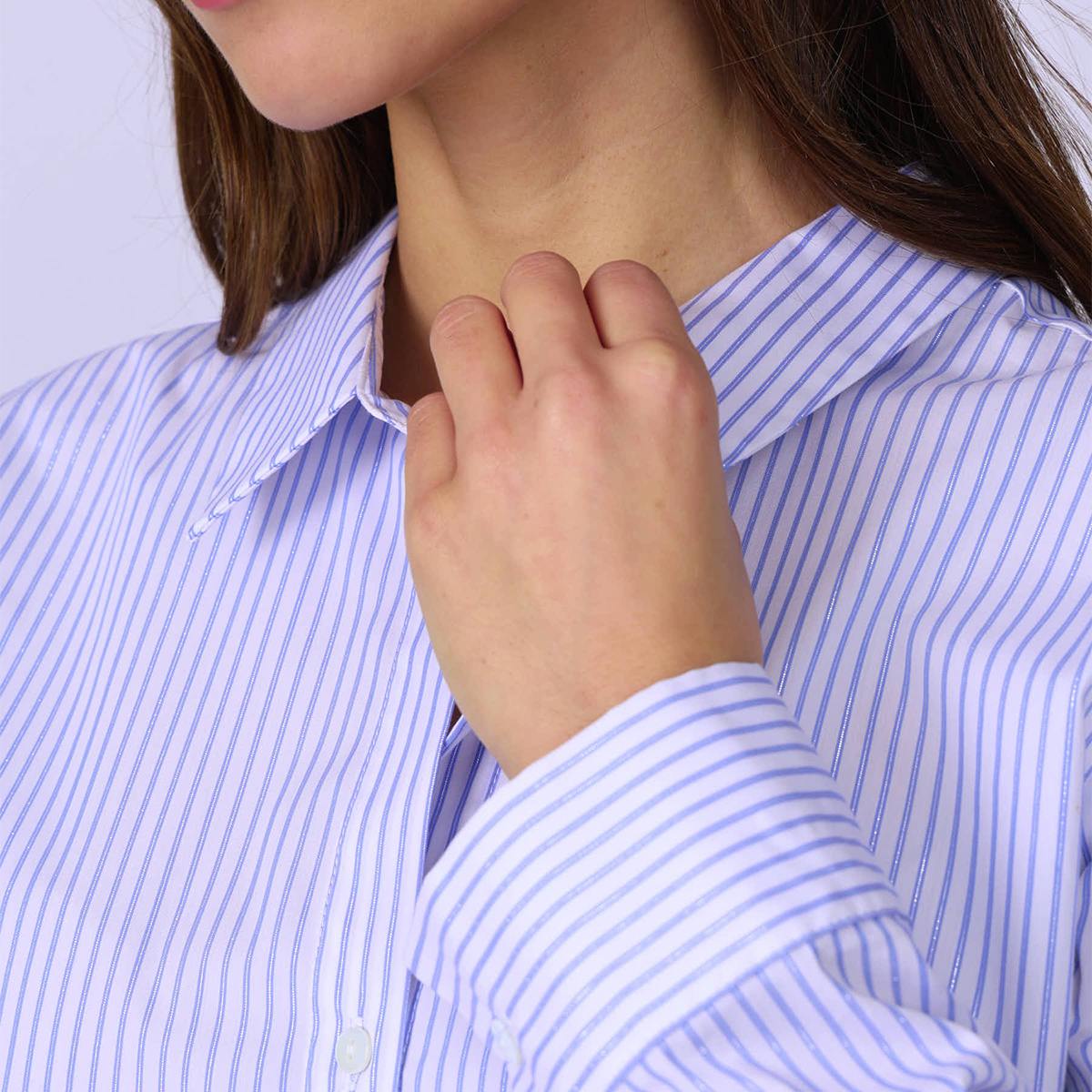 Chemise Gaston bleu ciel, MISE AU GREEN