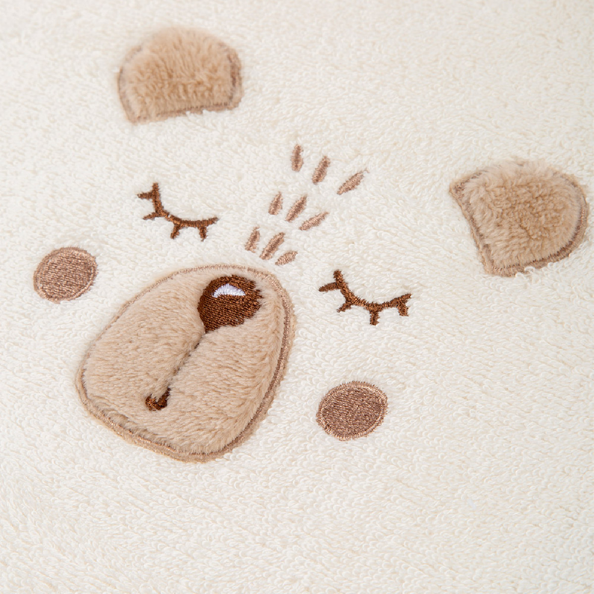 Poncho pur coton PETIT OURS angora, GARNIER THIEBAUT
