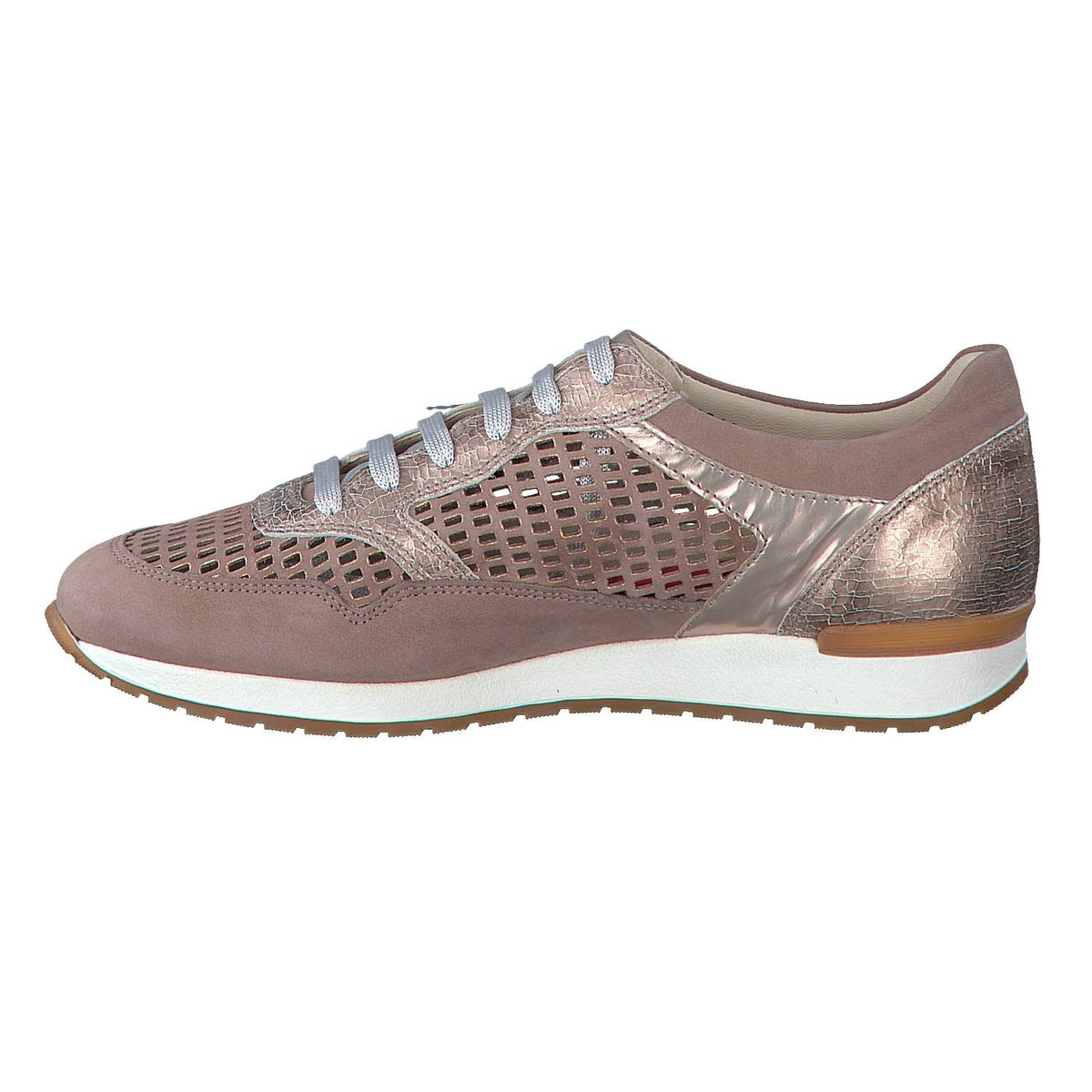Baskets en cuir NAPOLIA taupe p5122, MEPHISTO