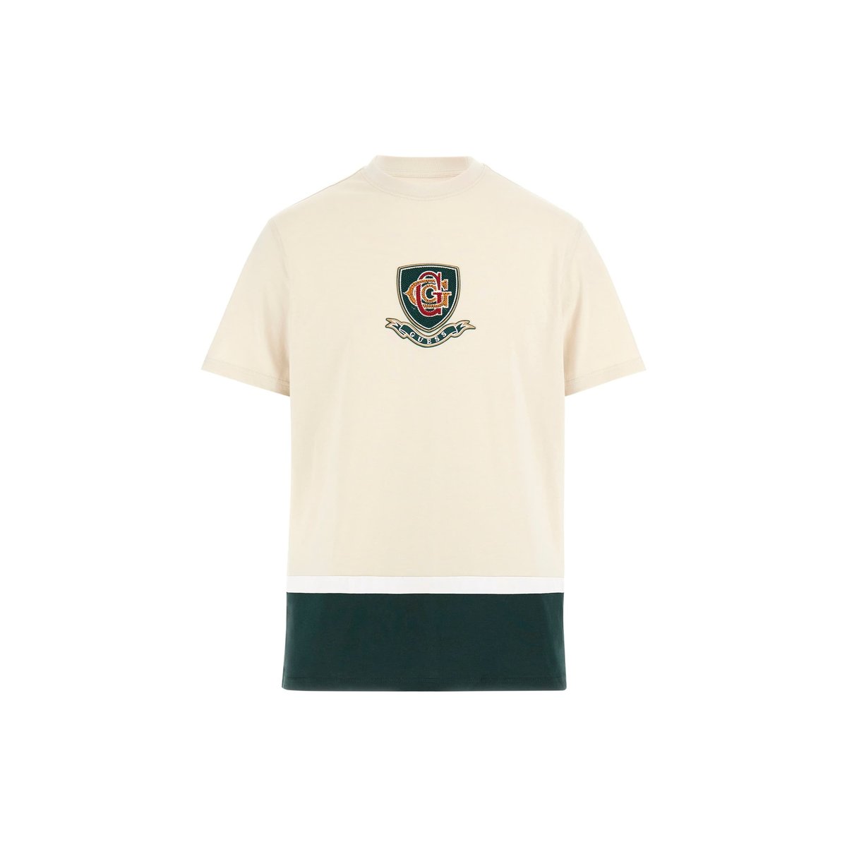 T-Shirt Color-Block vert multi, GUESS