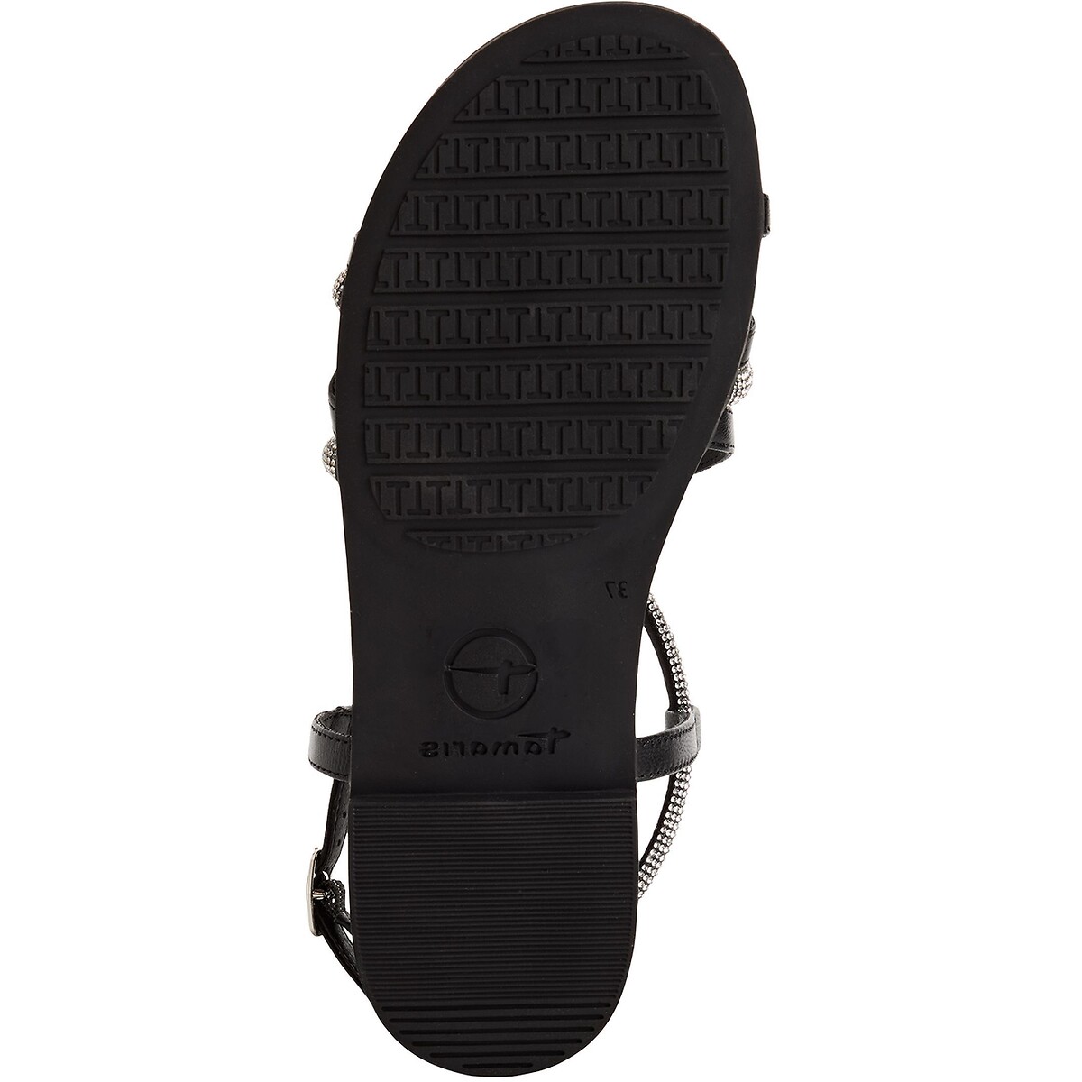 Flat Multi Strap Sandals black, TAMARIS