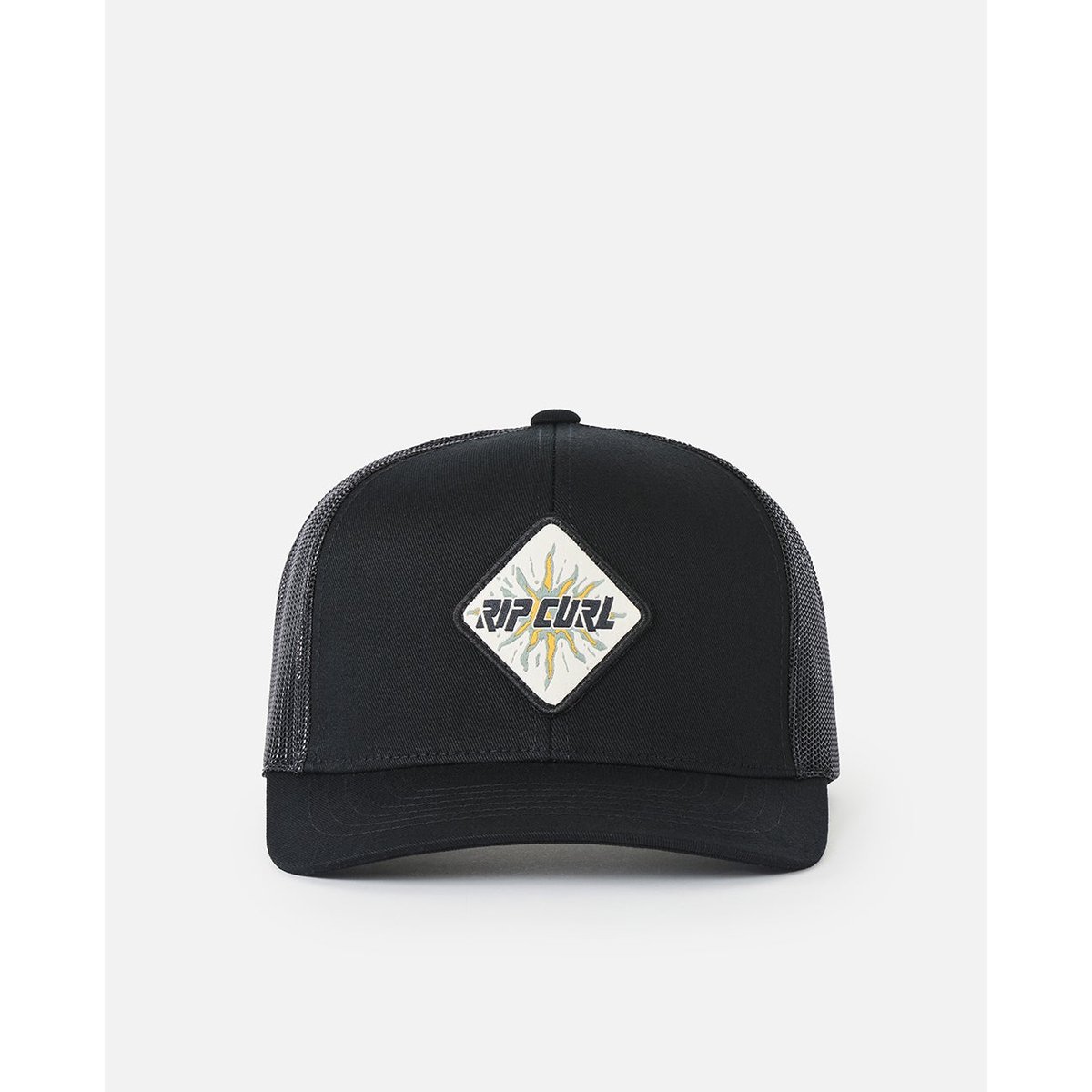 Casquette TRUCKER CUSTOM Badge black, RIP CURL