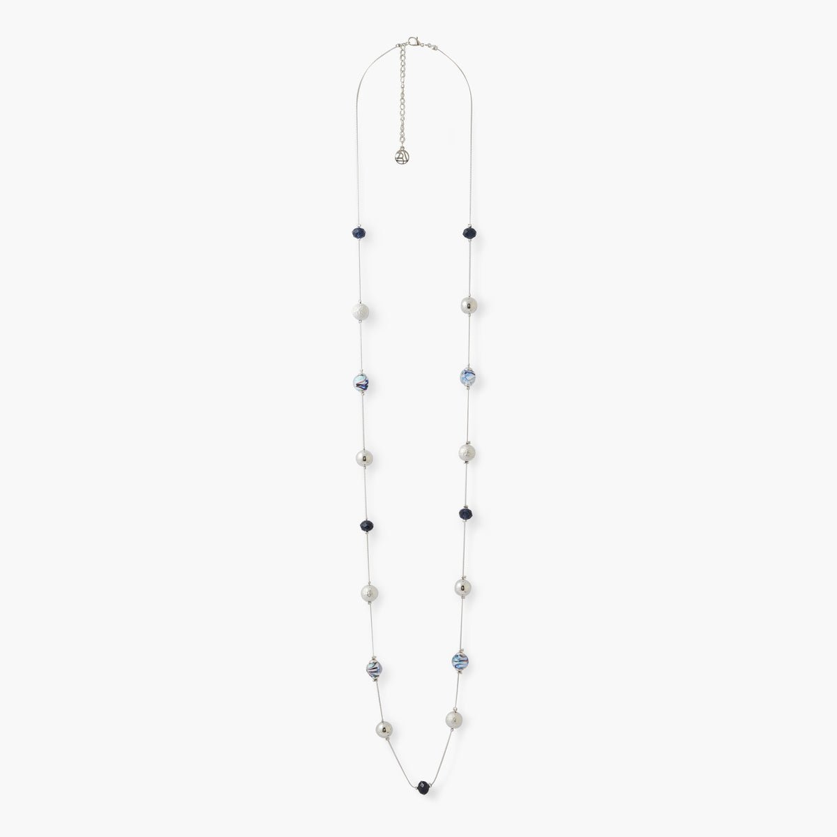 Sautoir perles fantaisie bleu, BALABOOSTE