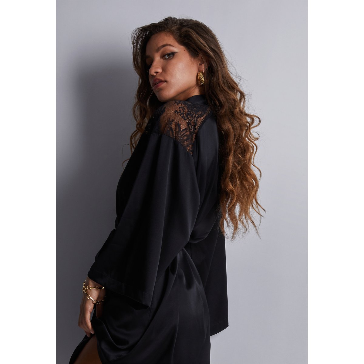 Kimono Midnight Whisper noir, AUBADE