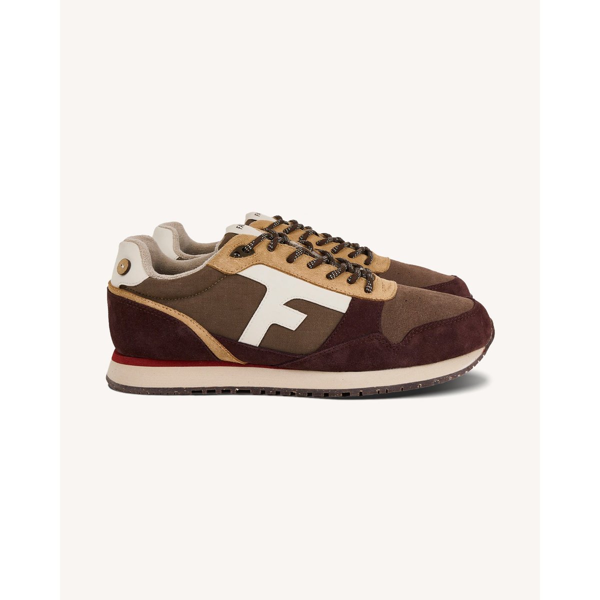 Baskets ELM taupe, FAGUO