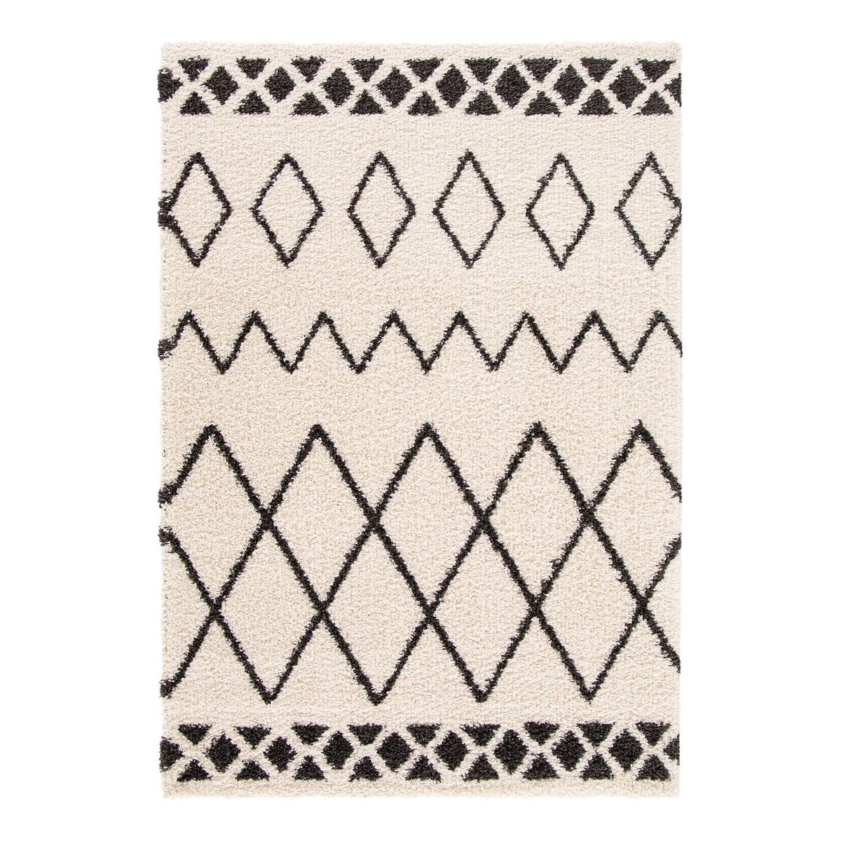 Tapis shaggy doux à poils longs Oeko-Tex BELDI beige sable, AFK LIVING