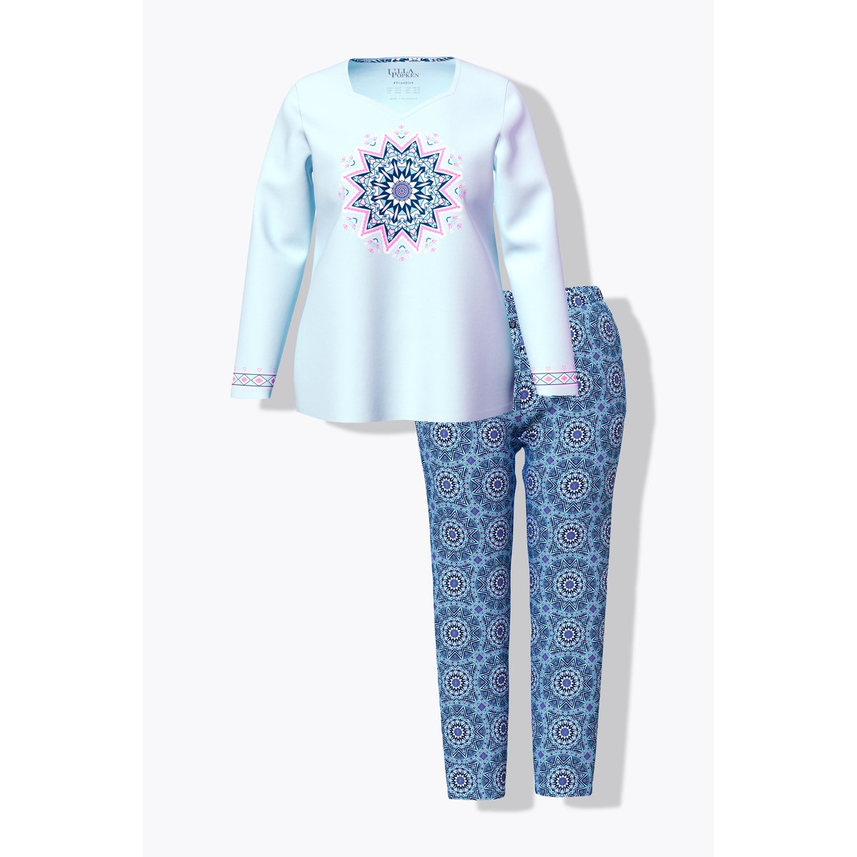 Pyjama mandala de flocon de neige bleu mer de glace, ULLA POPKEN