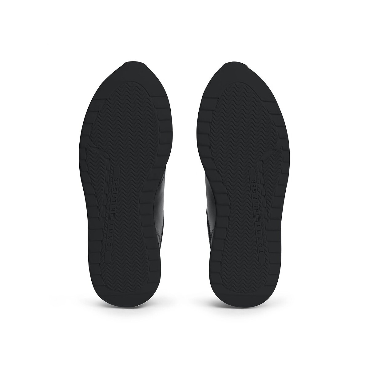 Baskets en cuir RETRO RUNNER noir, TOMMY JEANS