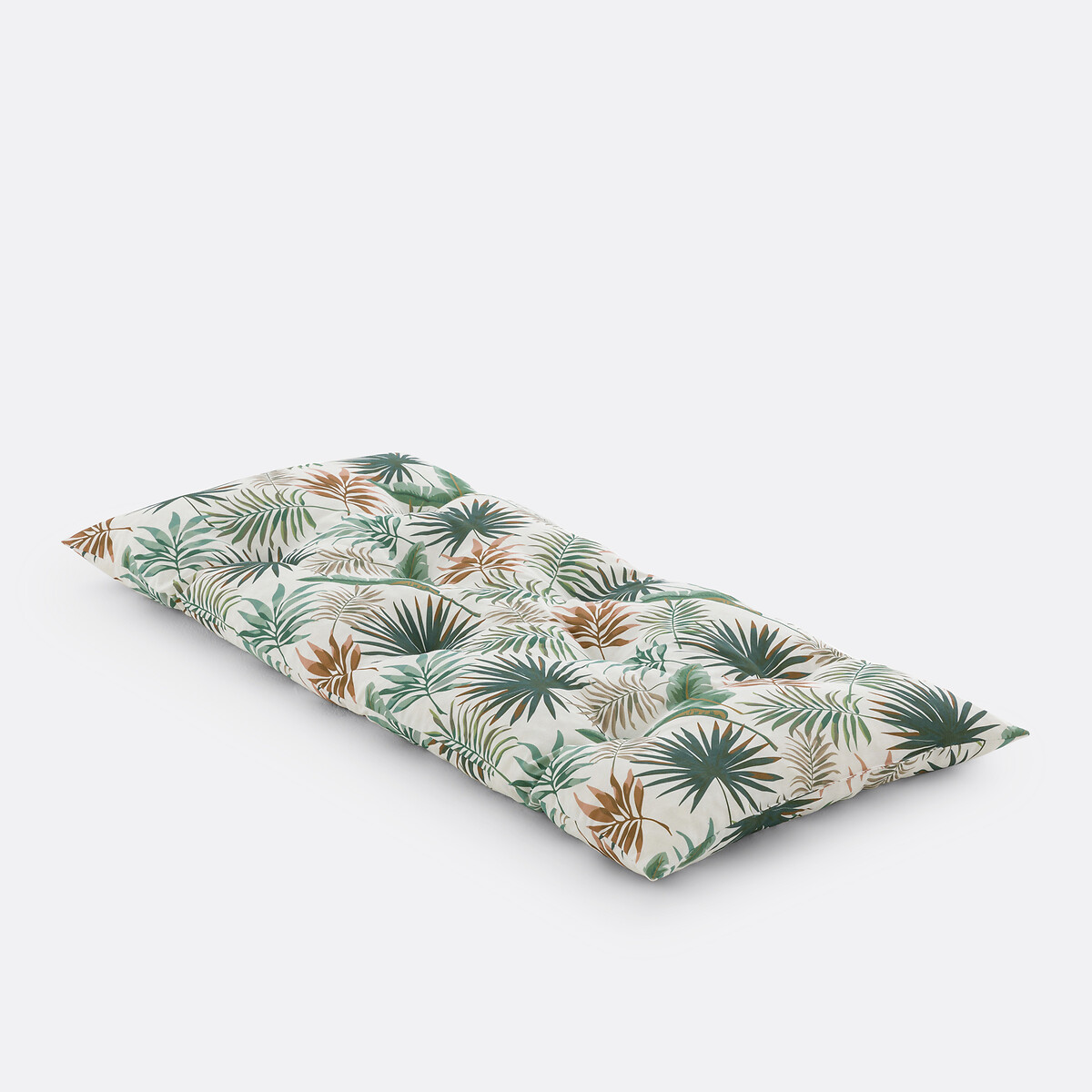 Colchoneta de exterior Acapulco estampado verde, LA REDOUTE INTERIEURS