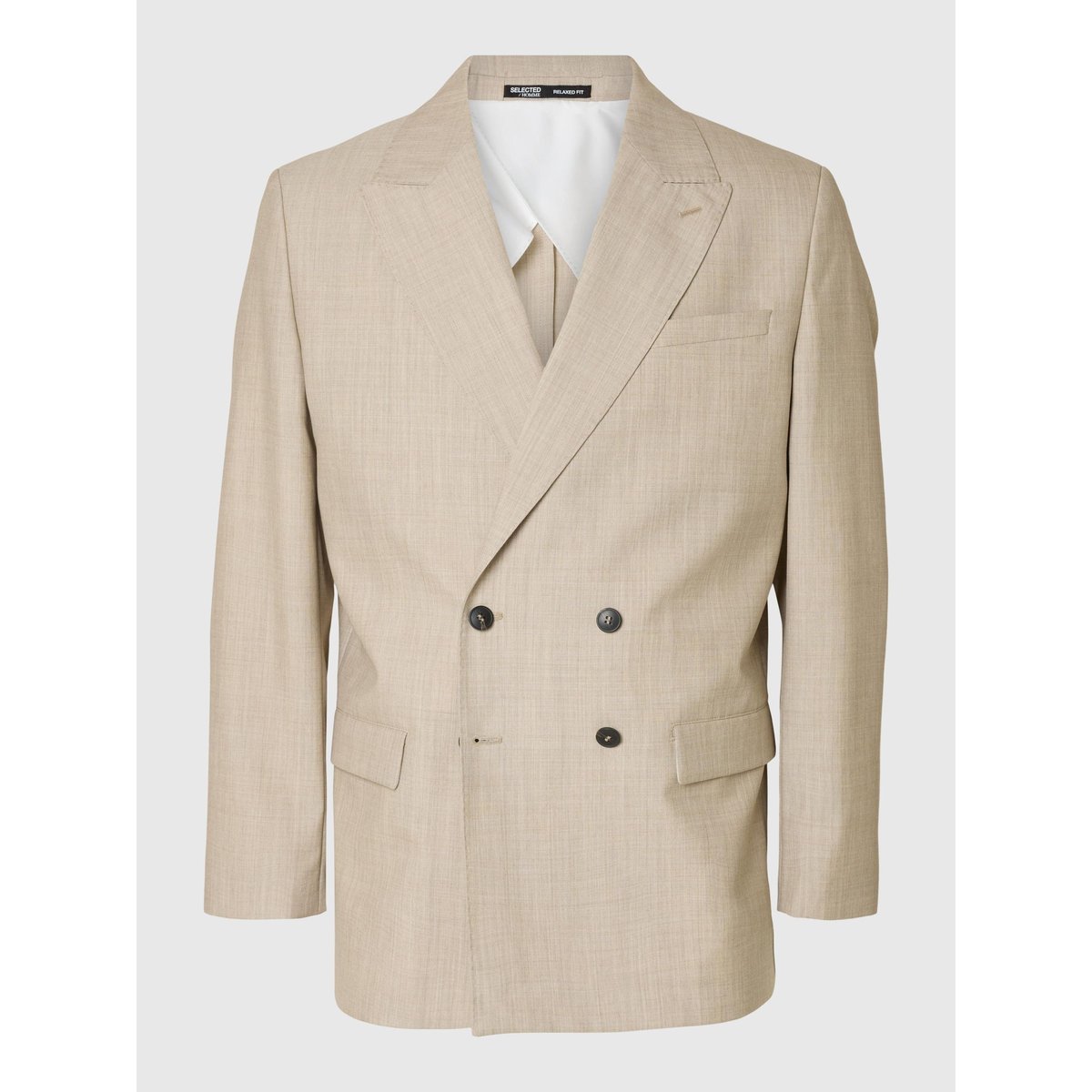 Blazer À Double Boutonnage egret, SELECTED