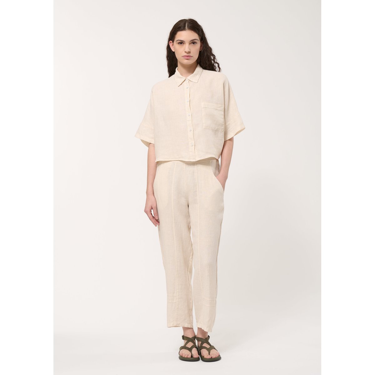 Chemise en lin naturel, HUMILITY