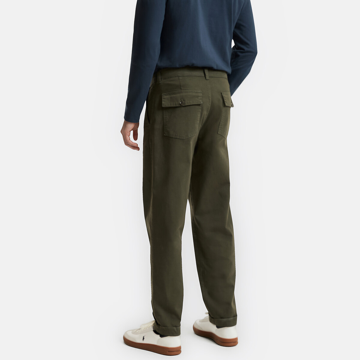 Pantalones chinos anchos caqui, LA REDOUTE COLLECTIONS