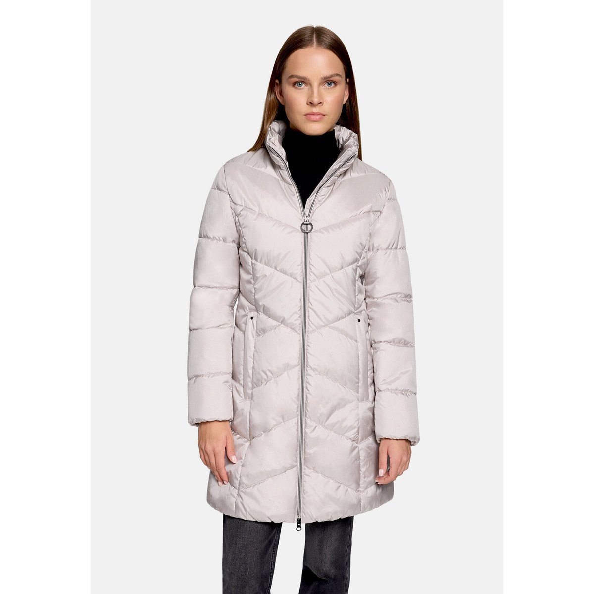 Veste outdoor à capuche amovible silver cloud, BETTY BARCLAY