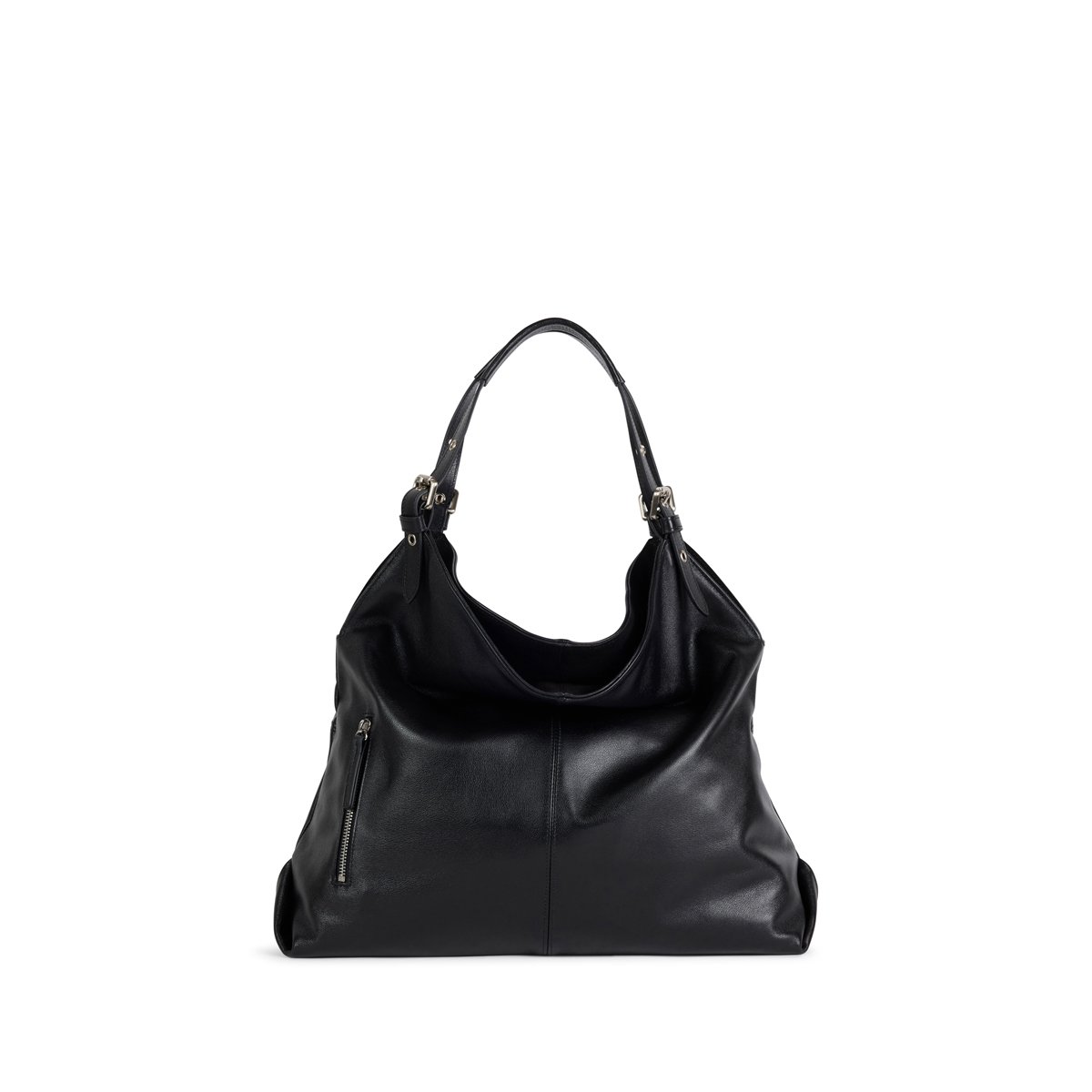 Sac à main en cuir ATHENA noir, NAT & NIN