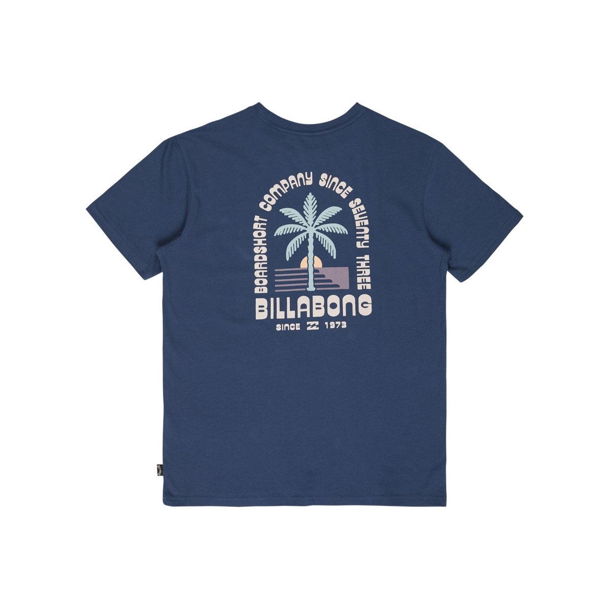 T shirt manches courtes PORTAL bleu denim, BILLABONG
