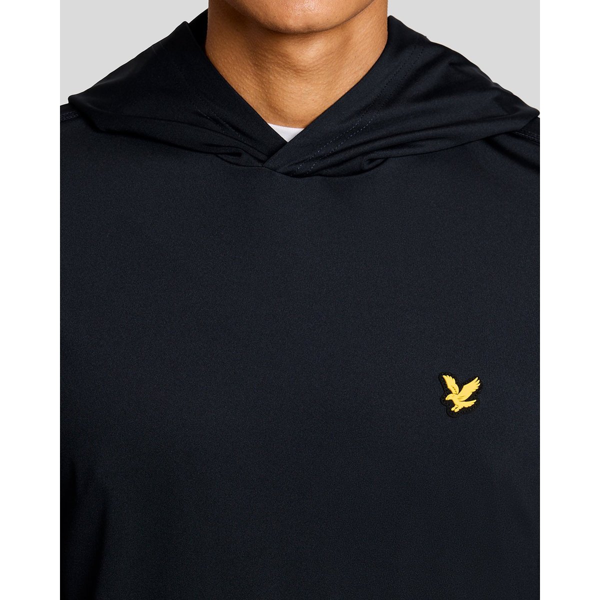 Couche intermédiaire performance à capuche bleu foncé marine, LYLE & SCOTT
