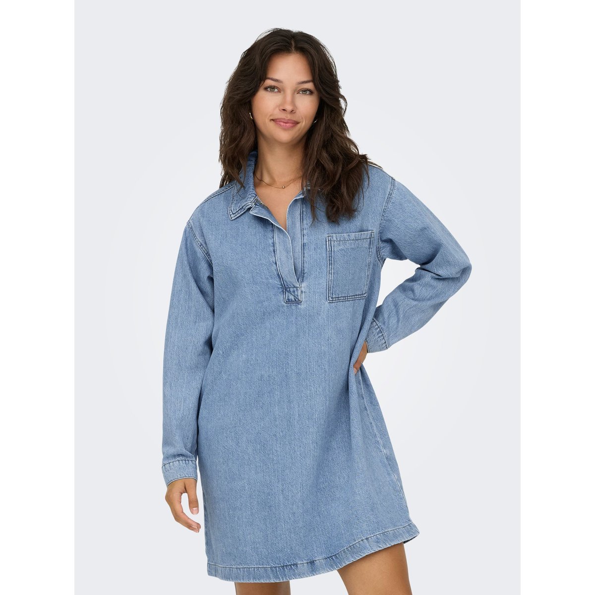 Robe En Denim light blue denim, ONLY