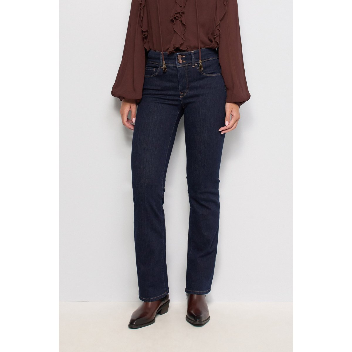 JEAN SECRET PUSH IN BOOTCUT bleu denim, SALSA JEANS