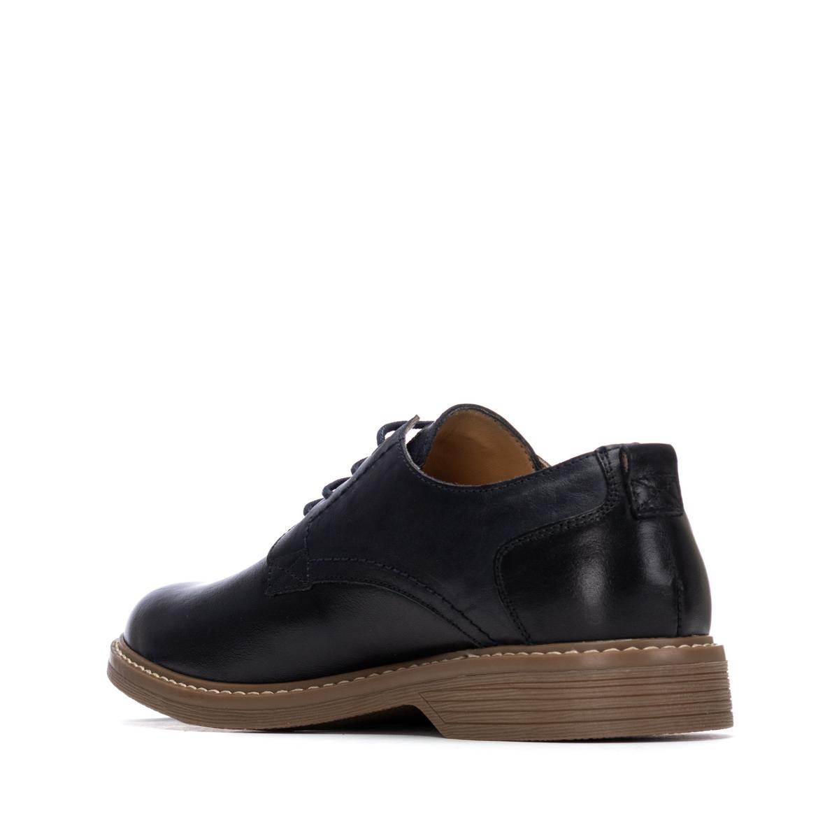 Chaussure Blucher/Derby Plaine Décontractée Lacets bleu marine, CARMELA