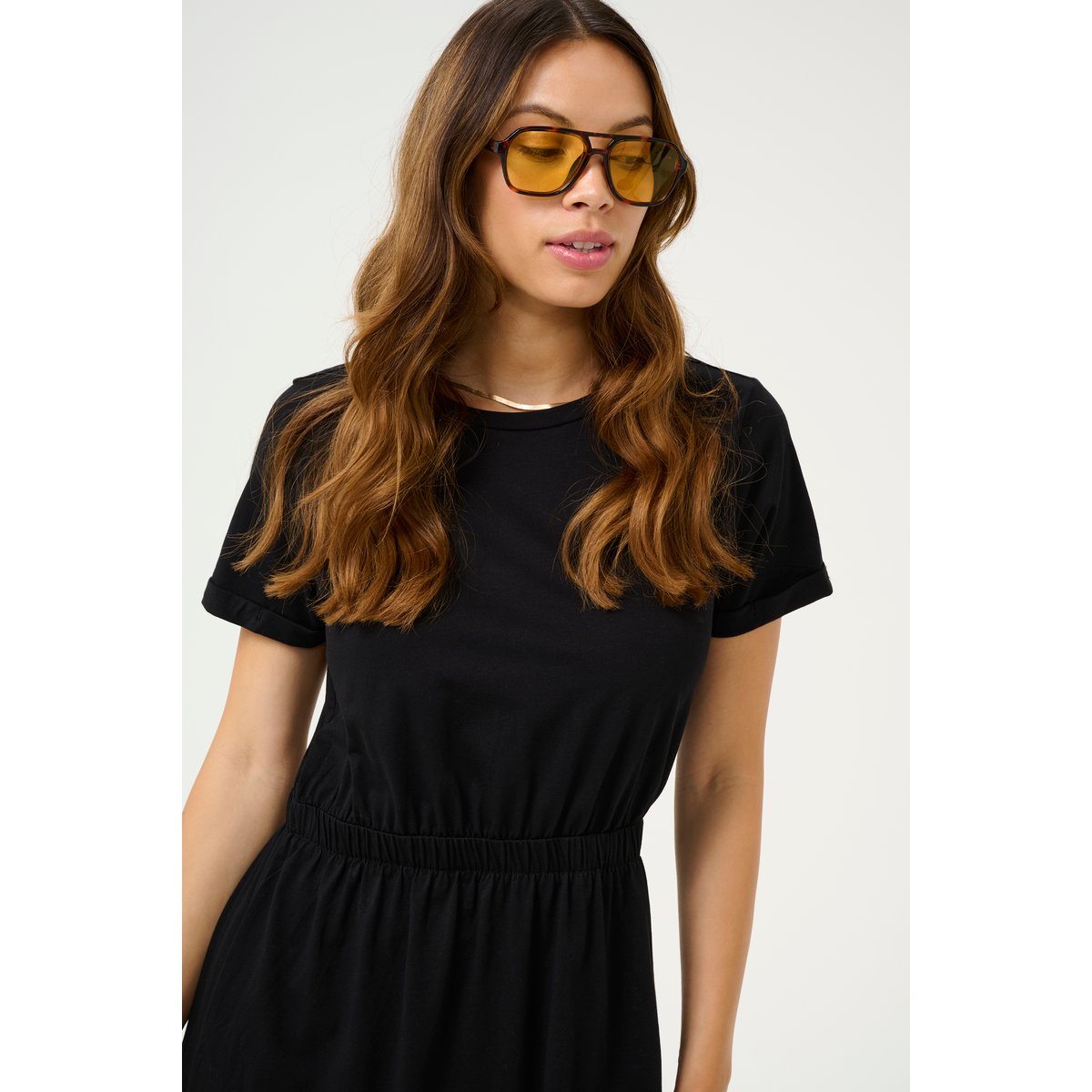 Dress noir black deep, KAFFE