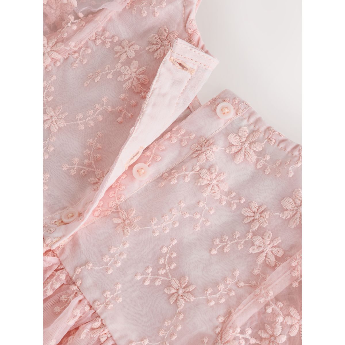 Robe de bal brodée rose pastel, NEXT