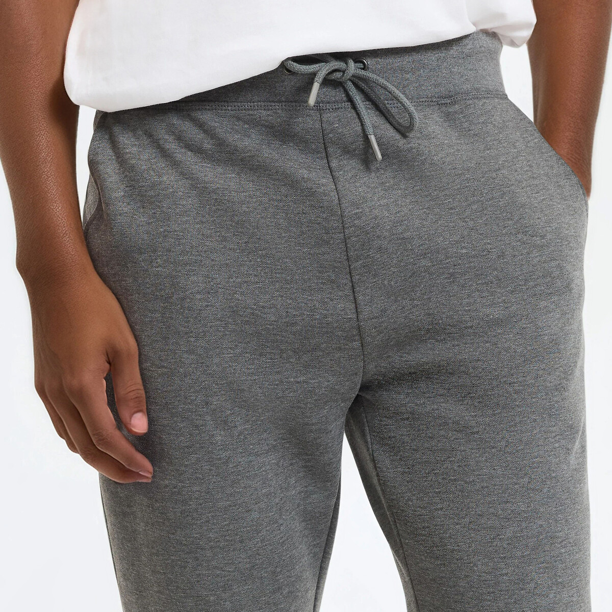 Pantalon esprit jogging gris anthracite, LA REDOUTE COLLECTIONS