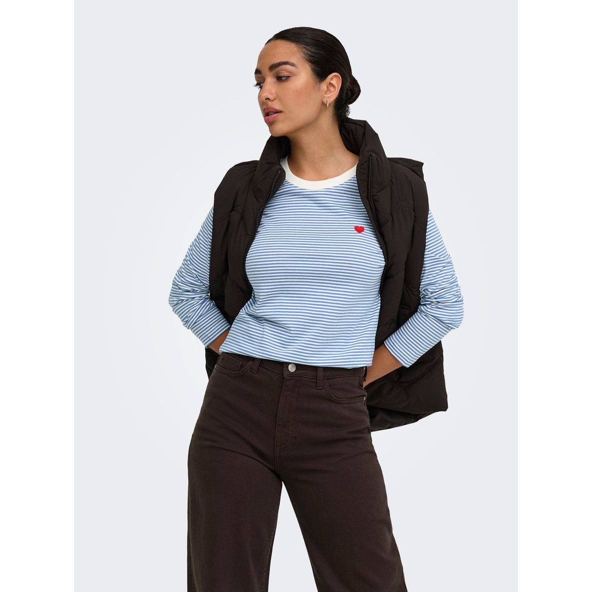 Top bleue - ebb and flow, JDY