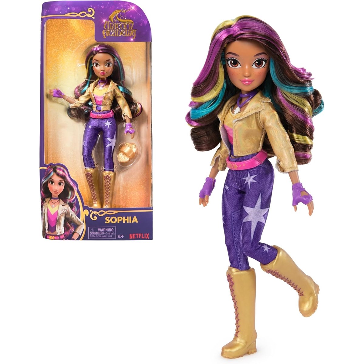 Unicorn Academy Poupée Mannequin Sophia 24 cm multicolore, SPIN MASTER