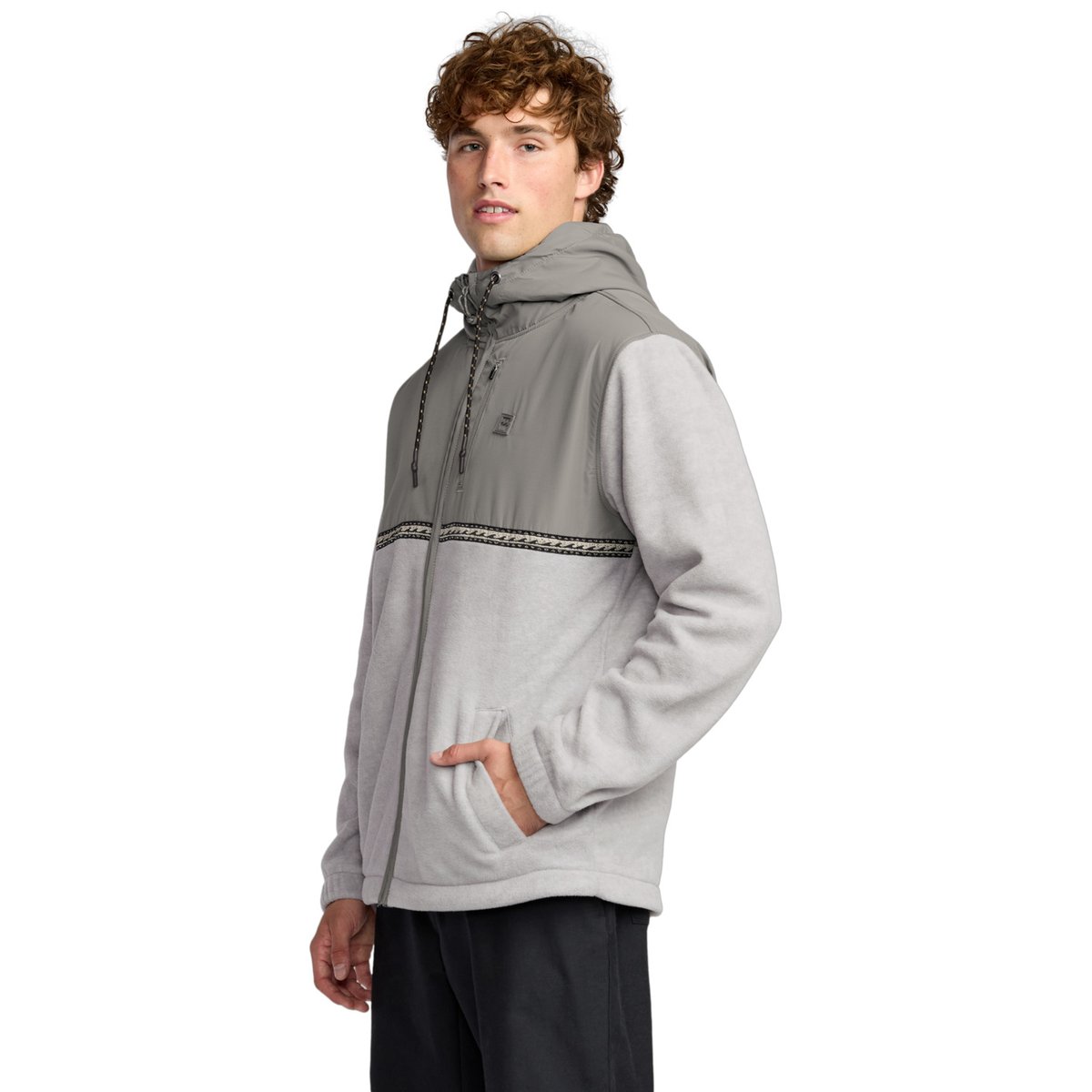 Polaire zippée BOUNDARY LITE ZIP gris grey heather, BILLABONG