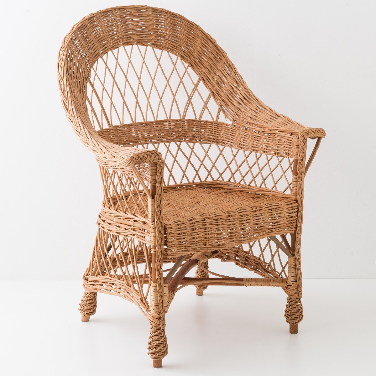 Fauteuil osier TOM osier brun, KOK