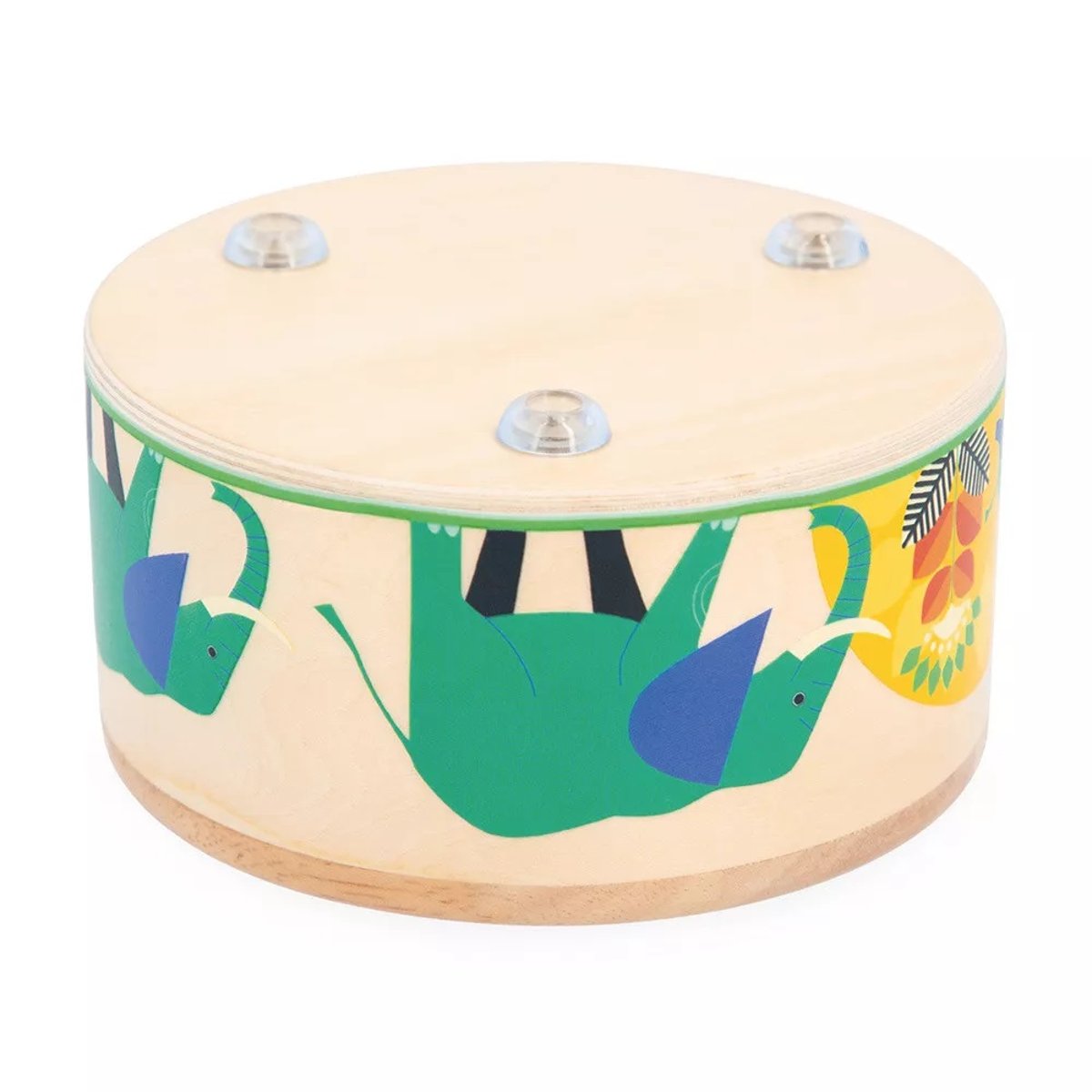Tambour, Instrument De Musique Enfant En Bois multicolore, JANOD